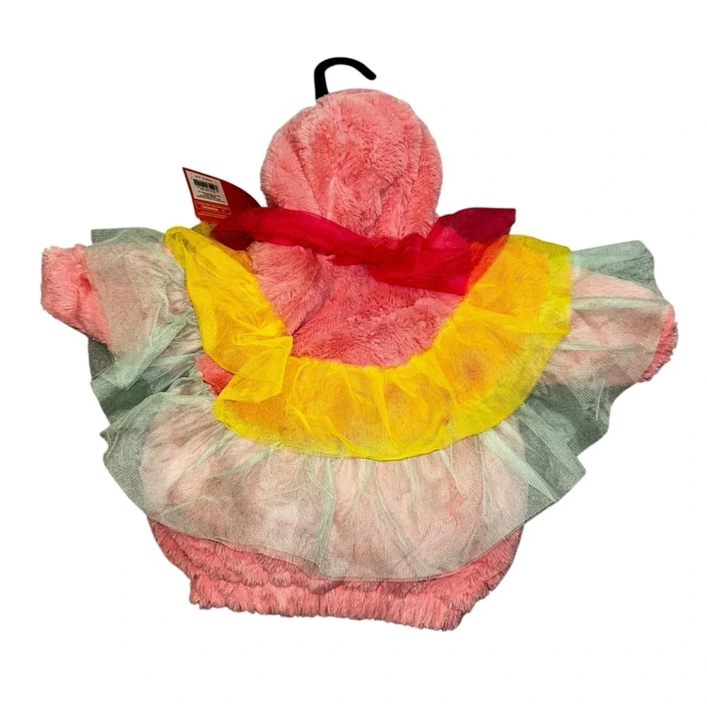Vibrant Pink Parrot Kids Costume